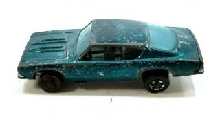 Vintage 1968 Mattel Hot Wheels Redline Custom Barracuda Hk Diecast