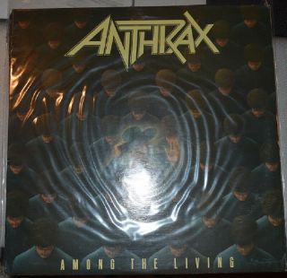 Anthrax Among The Living 1987 Canadian Press Island Records Isl 1131