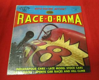 Race - O - Rama Lp Minra Nascar Racing 1960s In Shrink