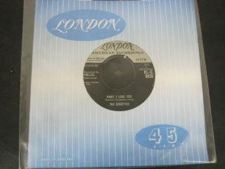 Vinyl Record 7 " The Ronettes Baby I Love You (15) 164