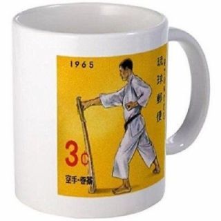 11oz Mug Vintage 1965 Ryukyu Islands Makiwara Strengthening Stamp Coffee Cup