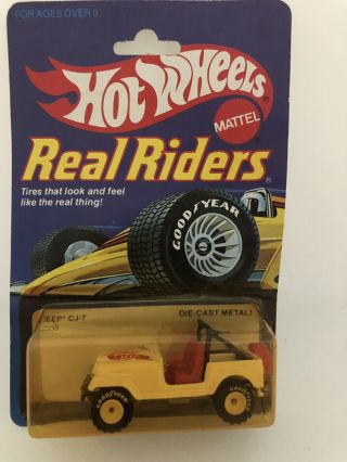 Vintage Hot Wheels Real Riders 1982 Jeep Cj - 7