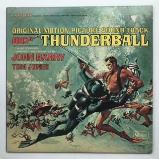 John Barry Thunderball Ost Lp Stereo Vg,  /nm