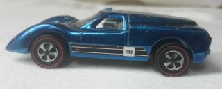 Vintage 1967 Hot Wheels Redline Ford J Car (cobalt Blue) Toy Car