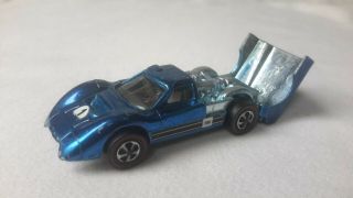 VINTAGE 1967 HOT WHEELS REDLINE FORD J CAR (COBALT BLUE) toy car 4