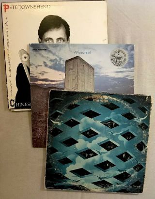 3 The Who / Pete Townshend Lps Tommy Who 