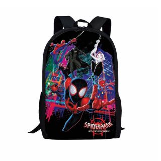 Spider - Man: Into The Spider - Verse Backpack School Bag Student Rucksack Bookbag