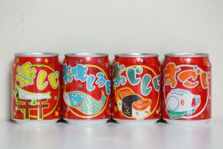 2000 Coca Cola 4 Cans Set From Hong Kong,  Cutie (250ml)