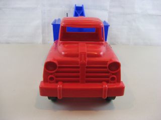 Vintage Ideal Toy Corp.  Plastic Mobil Gas Toy Tow Truck 2