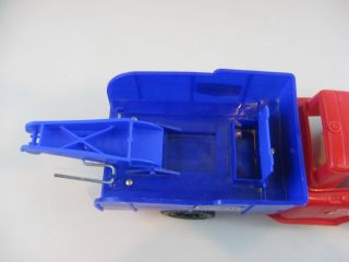 Vintage Ideal Toy Corp.  Plastic Mobil Gas Toy Tow Truck 5