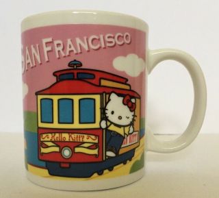 Hello Kitty San Francisco Cable Car / Bridge Ceramic Mug Sanrio Co Ltd