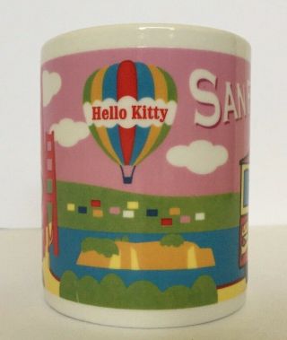 Hello Kitty San Francisco Cable Car / Bridge Ceramic Mug Sanrio Co Ltd 2