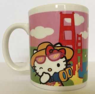 Hello Kitty San Francisco Cable Car / Bridge Ceramic Mug Sanrio Co Ltd 3