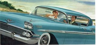 Madison Nebraska Leichliter Chevrolet Vintage Tri - Fold Spring Service Ad
