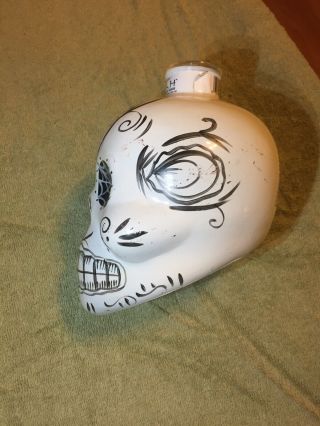 KAH Tequila 750 ML Day Of The Dead Empty Skull Bottle 3