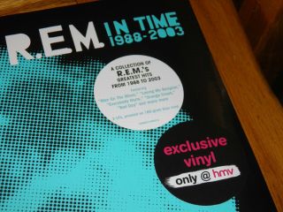 Rem - In Time Best Of Double Blue Vinyl Lp Hmv Exclusive 1000 Only