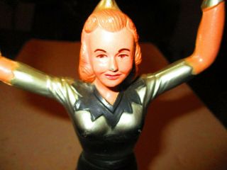 Vintage 1950 ' s Sterling Beer Figural Cast Metal Pin - up Girl Sign Part 2