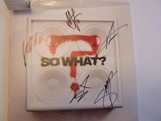 While She Sleeps So What Vinyl Lp Fully Signed By Band Yellow Splatter