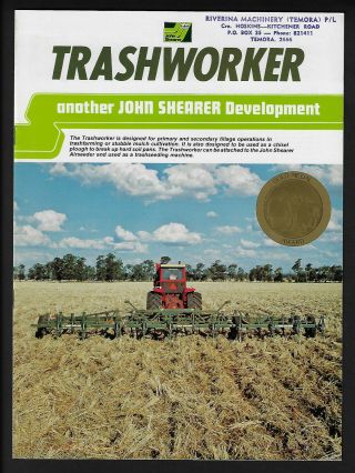 John Shearer Trashworker 8 Page Brochure