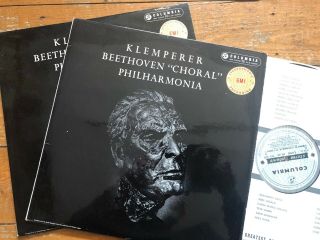Sax 2276 - 77 Beethoven Symphony 9 " Choral " / Klemperer / Philharmonia B/s