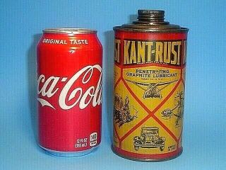 Vintage Kant - Rust Lubricant Oil 1 Pint Metal Can