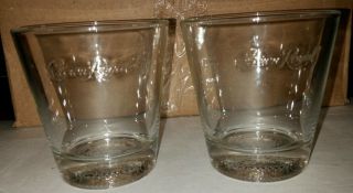 Set Of 2 Crown Royal Whiskey Glasses Barware