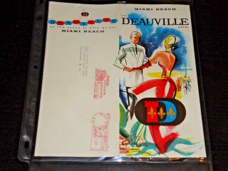 Vintage Deauville Hotel Miami Beach Florida Brochure 67th & Collins