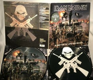 Lp Iron Maiden A Matter Of Life And Death (2lp Picture Vinyl,  Orig Uk 2006) Nm