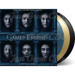 Game Of Thrones Season 6 3xlp Coloured Vinyl 1st Press Low 50 V Rare New/sealed