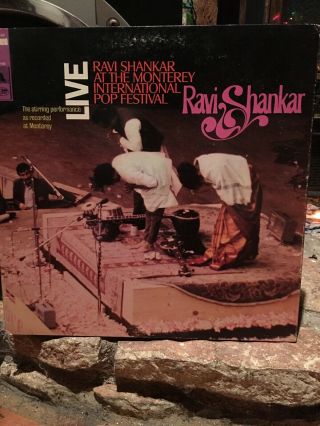 Ravi Shankar Live At The Monterey International Pop Festival Record Vinyl Lp