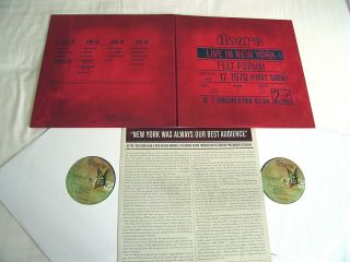 The Doors - Live In York - 2010 G/f Vinyl 2 - Lp,  Insert 180g -