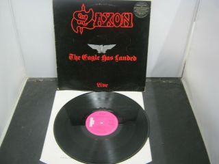 Vinyl Record Album Saxon The Eagle Has Landed Live (175) 20
