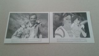 1983 SPACE ACE PRESS KIT 5 ANIMATION SLIDES,  7 GLOSSY PHOTOS,  NOTES DON BLUTH 4
