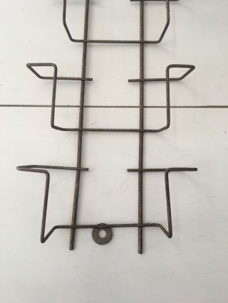 Vintage Metal Wire Map Rack Display For Maps Or Advertising 2
