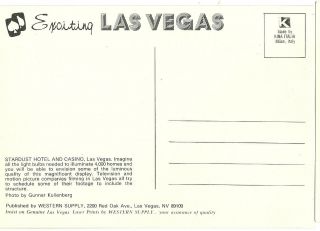 Stardust Casino,  Las Vegas Postcard - - 2