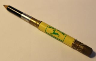 Vintage JOHN DEERE Bullet Pencil - 4 Leg Deer - JOSEPHSON & SON,  Princeton,  ILL 2