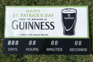 Guinness Led Beer Sign