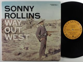 Sonny Rollins Way Out West Contemporary Lp Vg,