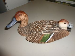 Heritage Decoys Hen Pintail J.  B.  Garton Hand Carved Decoy Made In Canada