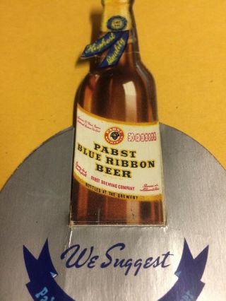 Vintage Pabst Blue Ribbon Beer Paper Advertisement 2