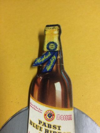 Vintage Pabst Blue Ribbon Beer Paper Advertisement 3