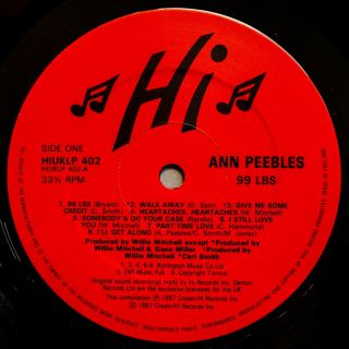 ANN PEEBLES 99 LBS from 87 - UK IMPORT - ONE OF THE FINEST DEEP SOUTHERN SOULSTERS 4