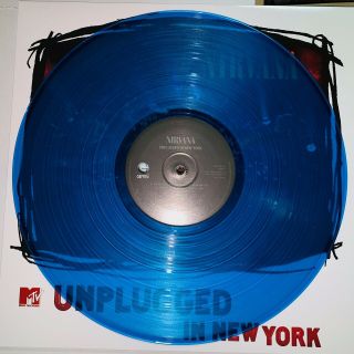 Nirvana,  Mtv Unplugged In York,  Transparent Blue Colored Vinyl Lp,