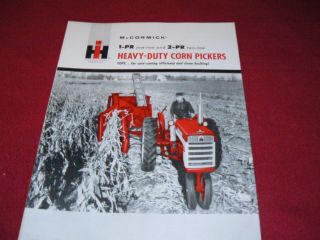 International Harvester 1pr 2pr Corn Picker Dealer 