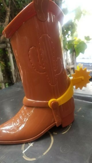 Toy Story 4:woody Boot Promo Bucket For Popcorn Movie Cinepolis Mexican 2019
