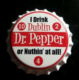 Dr Pepper Dublin Promotional Soda Bottle Cap Last One