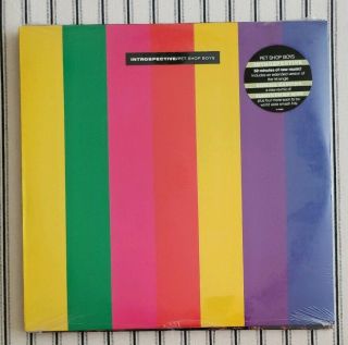 Pet Shop Boys Introspective Hype Sticker Lp Vinyl Record