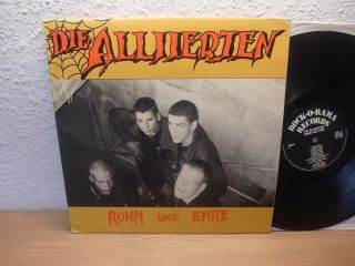 Die Alliierten – Ruhm Und Ehre Lp (1983) Rock - O - Rama Records – Rrr 015 Punk Oi