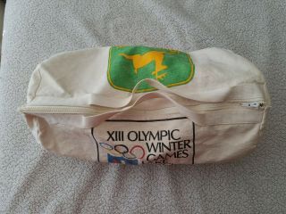 John Deere - 1980 Us Olympics Lake Placid Ny.  Duffle Bag Rare Collectible Item