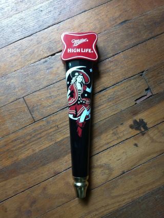 Miller High Life Lady On Moon Beer Tap Handle